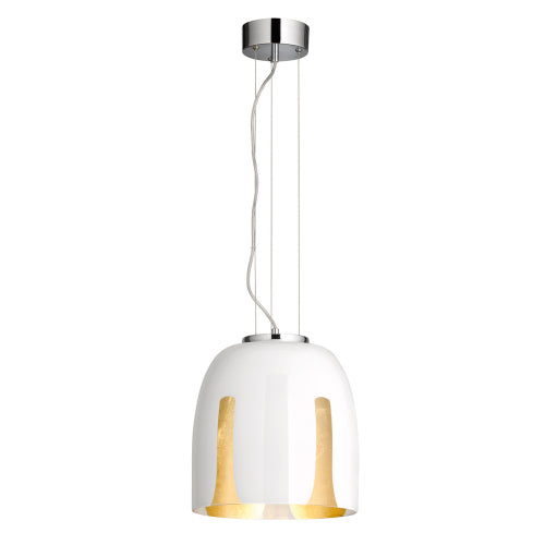 Madeira white and gold pendant