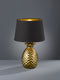 Gold pineapple large table light