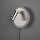 Jordan nickel mat wall light