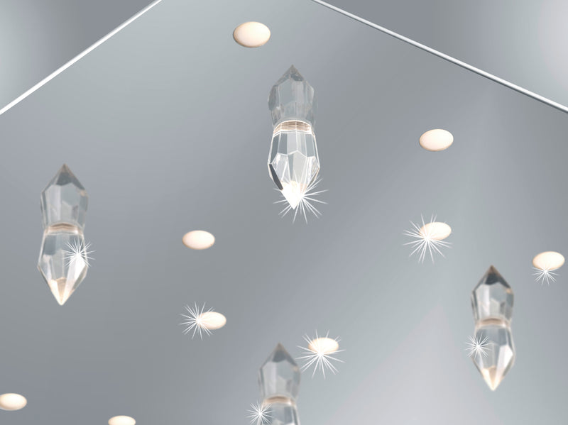 Titus 75x75 cm large ceiling light
