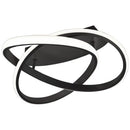Course black ceiling light