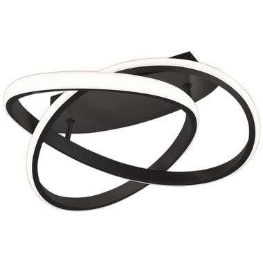 Course black ceiling light