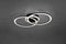 Venida black ceiling light