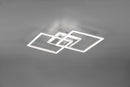 Venida square metal ceiling light