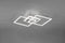 Venida square metal ceiling light