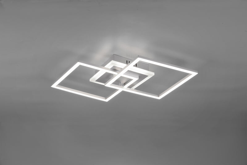 Venida square metal ceiling light
