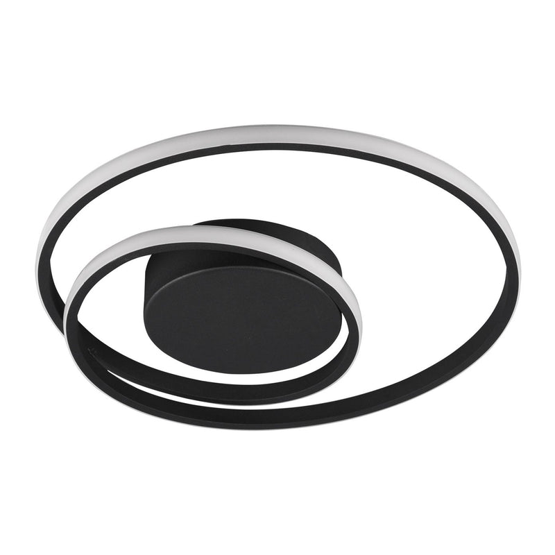 Zibal anthracite ceiling light