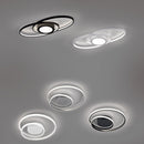 Zibal anthracite ceiling light