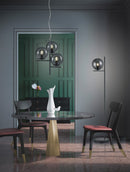 Pure anthracite floor light
